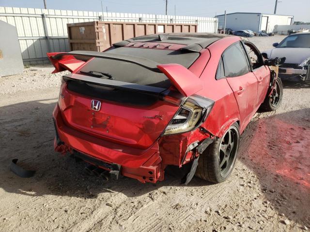 Photo 4 from auction – 2018 HONDA CIVIC TYPE with VIN SHHFK8G76JU201103