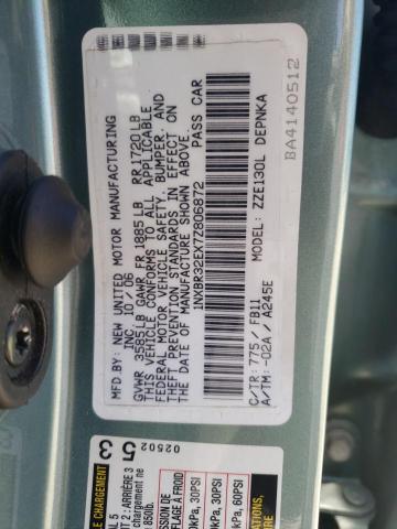 Photo 10 from auction – 2007 TOYOTA COROLLA CE with VIN 1NXBR32EX7Z806872