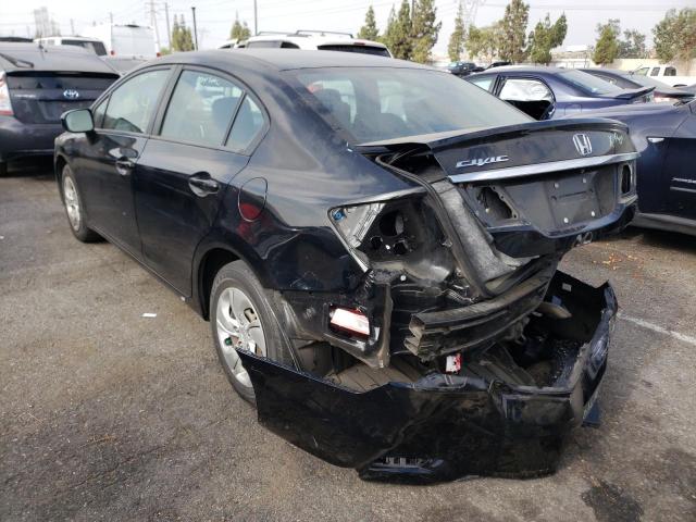Photo 3 from auction – 2015 HONDA CIVIC LX with VIN 19XFB2F59FE290385