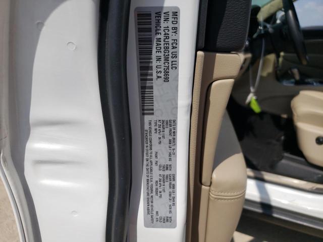 Photo 10 from auction – 2021 JEEP GRAND CHER with VIN 1C4RJEBG3MC758690