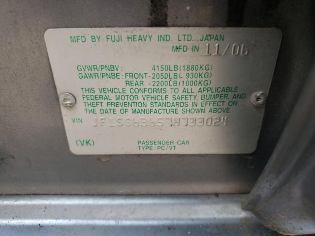 Photo 10 from auction – 2007 SUBARU FORESTER 2 with VIN JF1SG63657H733024