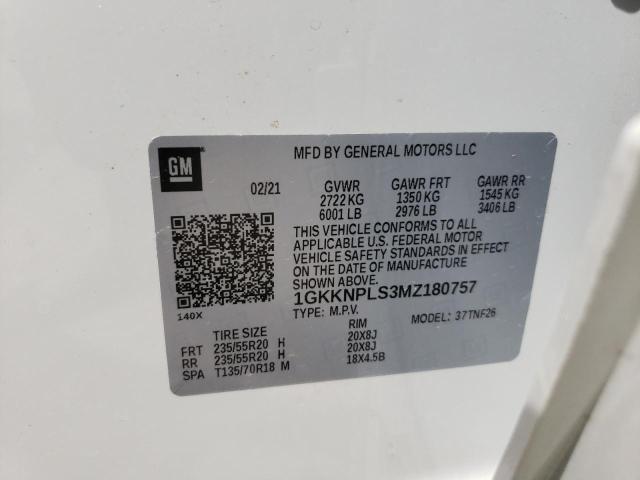 Photo 10 from auction – 2021 GMC ACADIA DEN with VIN 1GKKNPLS3MZ180757