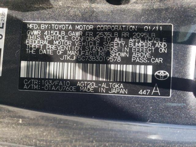 Photo 10 from auction – 2011 TOYOTA SCION TC with VIN JTKJF5C73B3019578