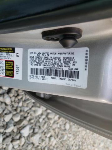 Photo 10 from auction – 2009 TOYOTA COROLLA BA with VIN 1NXBU40E79Z015452