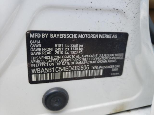 Photo 10 from auction – 2014 BMW 535 I with VIN WBA5B1C54ED482806
