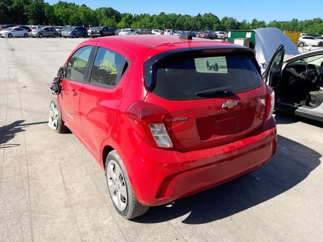 Photo 3 from auction – 2020 CHEVROLET SPARK LS with VIN KL8CB6SA6LC460825