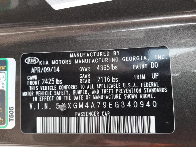 Photo 10 from auction – 2014 KIA OPTIMA LX with VIN 5XXGM4A79EG340940