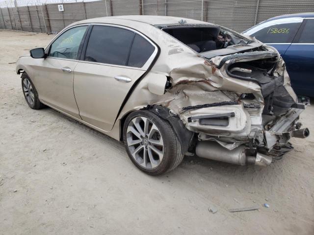 Photo 3 from auction – 2015 HONDA ACCORD SPO with VIN 1HGCR2F53FA063695