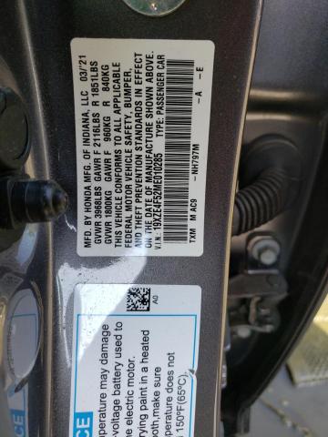 Photo 10 from auction – 2021 HONDA INSIGHT EX with VIN 19XZE4F52ME010285