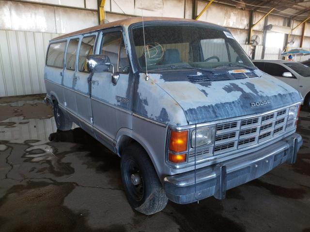 DODGE RAM WAGON 1991 with VIN 2B4HB25Y1MK456226 - Photo from auction