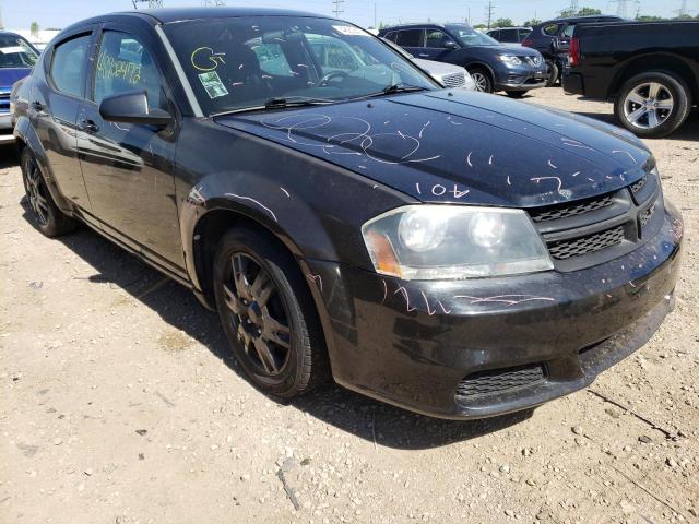 DODGE AVENGER SE 2014 with VIN 1C3CDZAB7EN160431 - Photo from auction