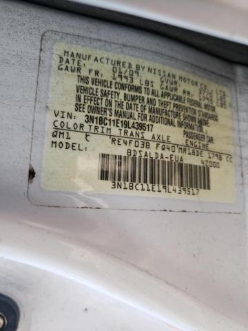 Photo 10 from auction – 2009 NISSAN VERSA S with VIN 3N1BC11E19L439517