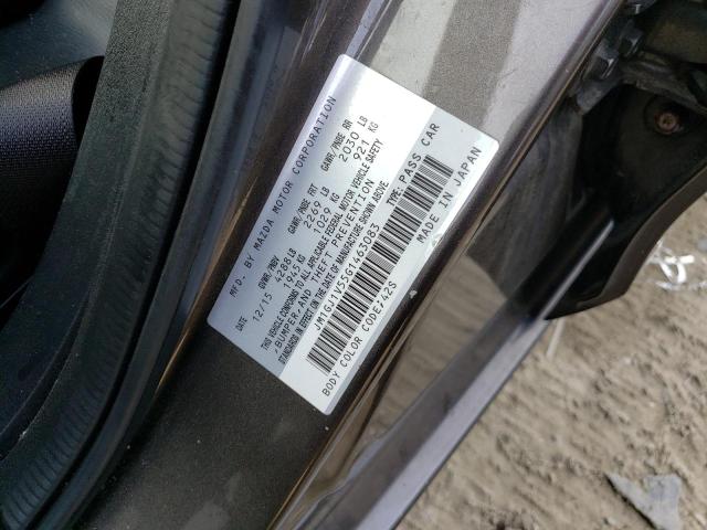 Photo 10 from auction – 2016 MAZDA 6 TOURING with VIN JM1GJ1V55G1463083