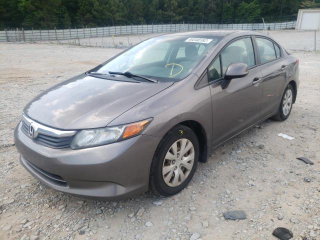 Photo 2 from auction – 2012 HONDA CIVIC LX with VIN 19XFB2F55CE041853