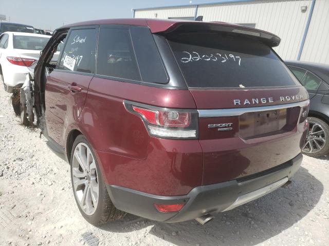 Photo 3 from auction – 2016 LAND ROVER RANGE ROVE with VIN SALWR2VF2GA545218
