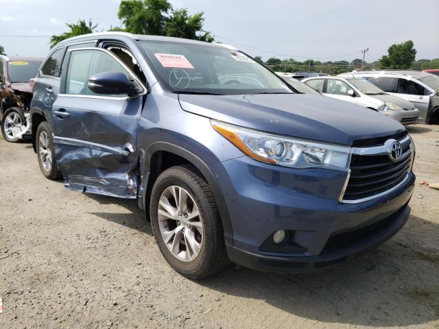 TOYOTA HIGHLANDER 2015 with VIN 5TDJKRFH2FS096008 - Photo from auction