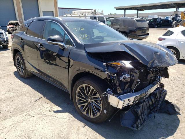 LEXUS RX 350 2022 with VIN 2T2HZMDA4NC327724 - Photo from auction