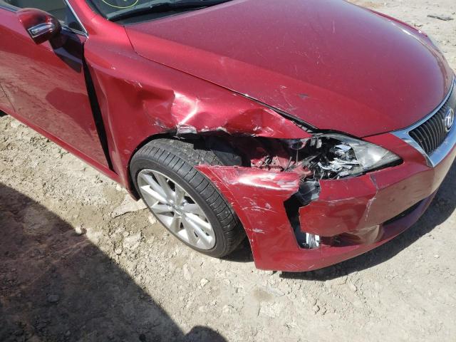 Photo 9 from auction – 2009 LEXUS IS 250 with VIN JTHCK262195034510