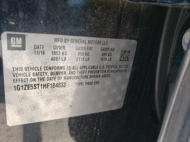 Photo 10 from auction – 2017 CHEVROLET MALIBU LT with VIN 1G1ZE5ST1HF184833