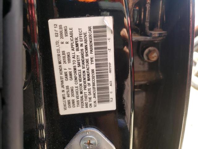 Photo 10 from auction – 2012 ACURA TSX SE with VIN JH4CU2F80CC021300
