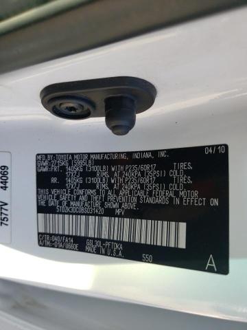 Photo 10 from auction – 2011 TOYOTA SIENNA with VIN 5TDZK3DC0BS031420