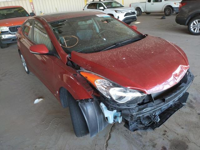 HYUNDAI ELANTRA GL 2012 with VIN KMHDH4AE1CU184871 - Photo from auction