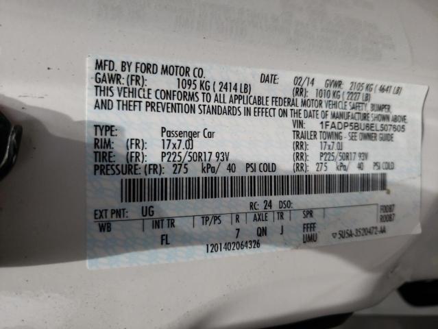 Photo 10 from auction – 2014 FORD C-MAX SEL with VIN 1FADP5BU6EL507605
