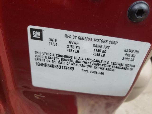 Photo 10 from auction – 2005 BUICK LESABRE LI with VIN 1G4HR54K85U174489