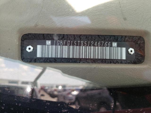 Photo 10 from auction – 2005 CHEVROLET EXPRESS G1 with VIN 1GBFG15T851246766