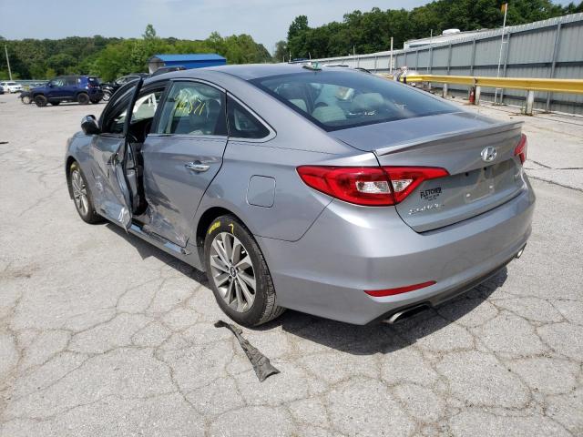 Photo 3 from auction – 2017 HYUNDAI SONATA SPO with VIN 5NPE34AF2HH582043