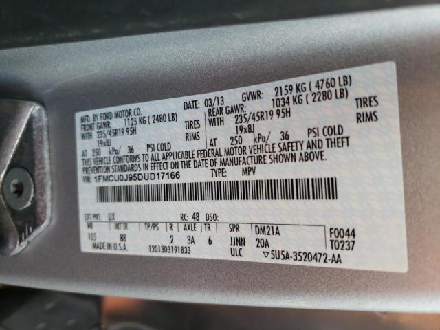 Photo 10 from auction – 2013 FORD ESCAPE TIT with VIN 1FMCU0J95DUD17166