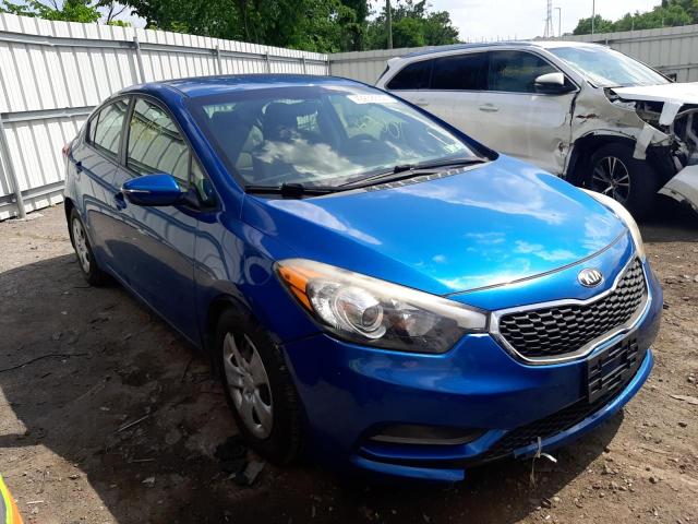 KIA FORTE LX 2015 with VIN KNAFX4A67F5287880 - Photo from auction