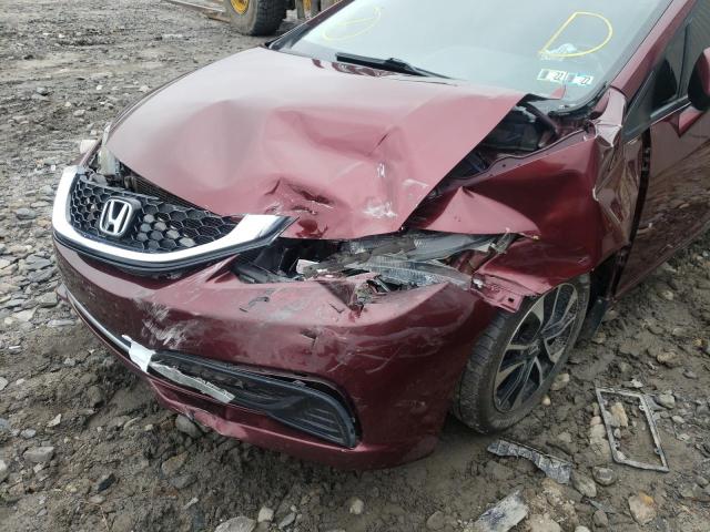 Photo 9 from auction – 2013 HONDA CIVIC EX with VIN 2HGFB2F88DH514761