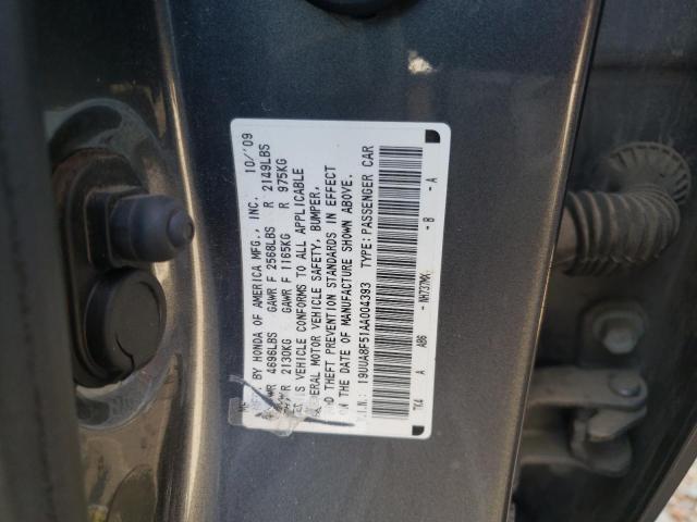Photo 10 from auction – 2010 ACURA TL with VIN 19UUA8F51AA004393