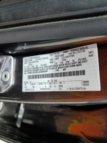 Photo 10 from auction – 2018 FORD ESCAPE TIT with VIN 1FMCU9J93JUB54291