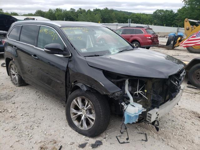 TOYOTA HIGHLANDER 2015 with VIN 5TDJKRFH6FS101078 - Photo from auction