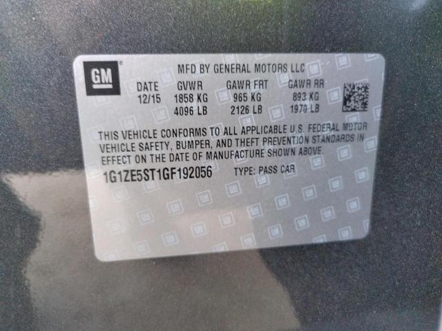 Photo 10 from auction – 2016 CHEVROLET MALIBU LT with VIN 1G1ZE5ST1GF192056