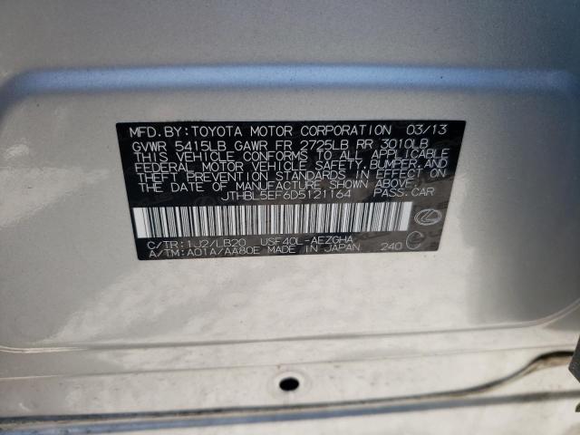 Photo 10 from auction – 2013 LEXUS LS 460 with VIN JTHBL5EF6D5121164