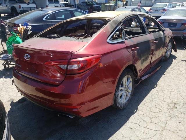 Photo 4 from auction – 2016 HYUNDAI SONATA SE with VIN 5NPE24AF6GH375480