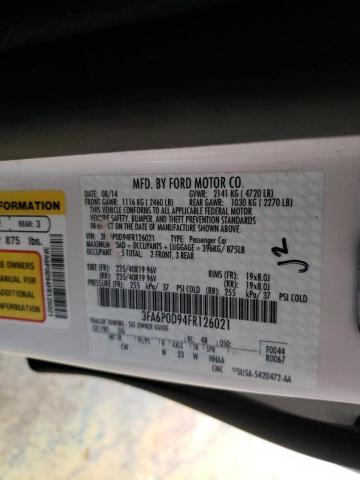 Photo 10 from auction – 2015 FORD FUSION TIT with VIN 3FA6P0D94FR126021