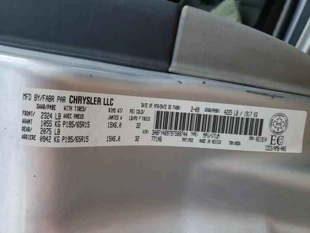 Photo 10 from auction – 2009 CHRYSLER PT CRUISER with VIN 3A8FY48979T588744