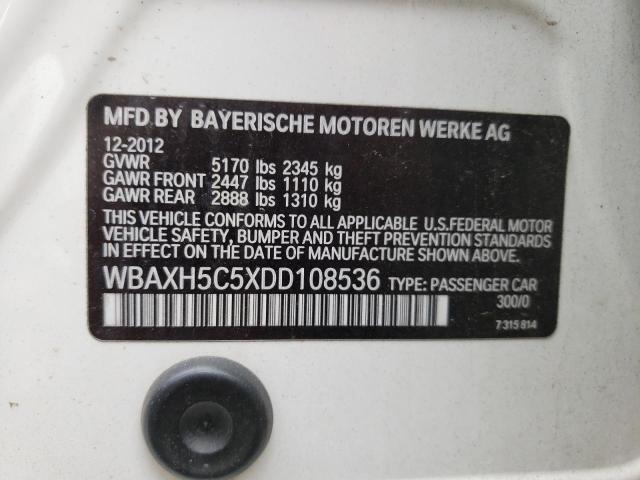 Photo 10 from auction – 2013 BMW 528 XI with VIN WBAXH5C5XDD108536