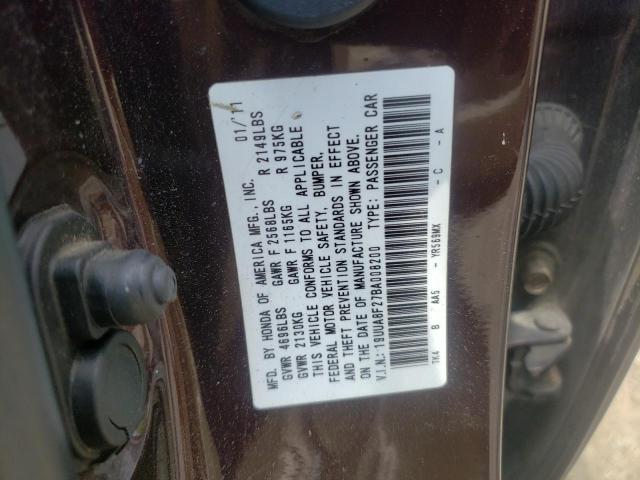 Photo 10 from auction – 2011 ACURA TL with VIN 19UUA8F27BA008200