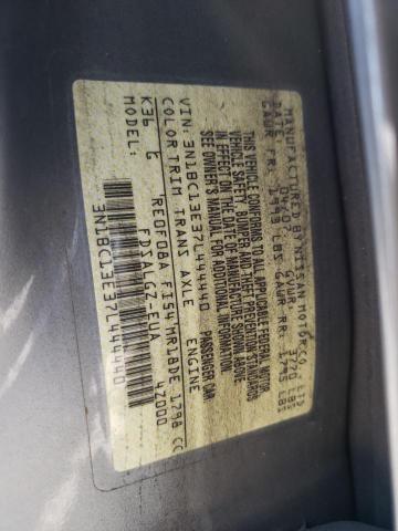 Photo 10 from auction – 2007 NISSAN VERSA S with VIN 3N1BC13E37L444440