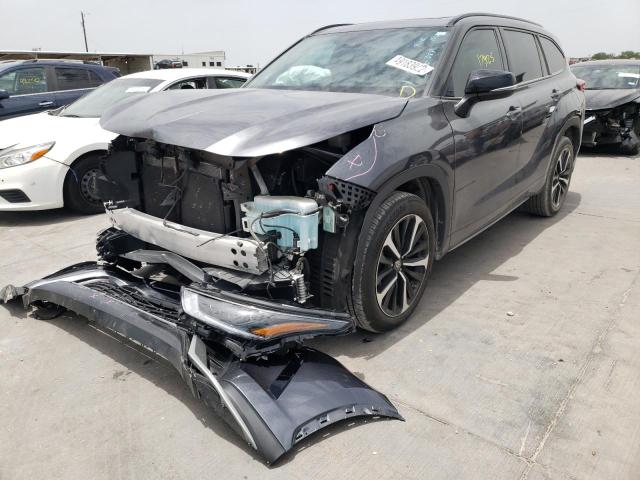 Photo 2 from auction – 2021 TOYOTA HIGHLANDER with VIN 5TDJZRAH8MS034693