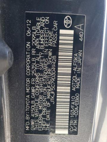 Photo 10 from auction – 2013 TOYOTA SCION TC with VIN JTKJF5C79D3049428