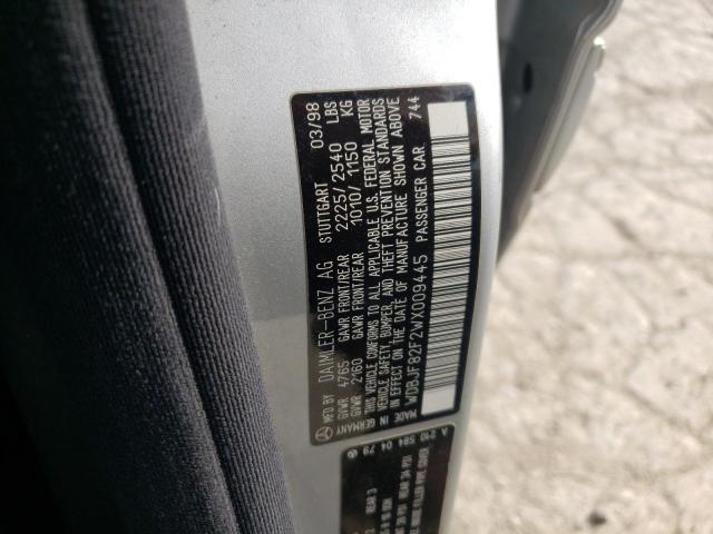 Photo 10 from auction – 1998 MERCEDES-BENZ E 320 4MAT with VIN WDBJF82F2WX009445