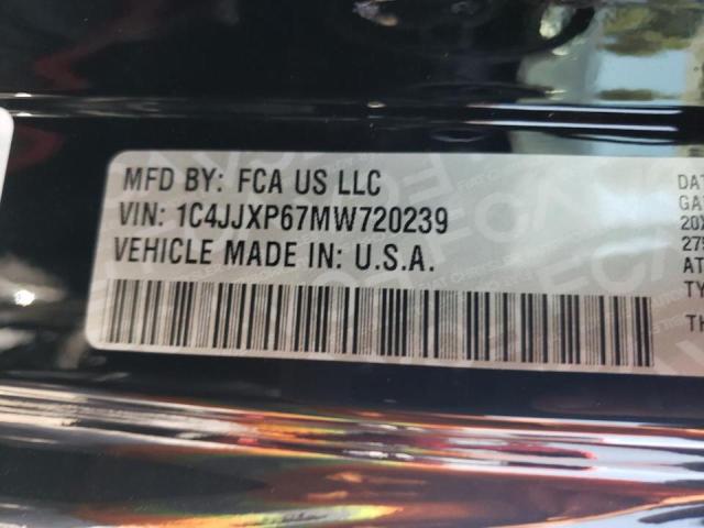 Photo 10 from auction – 2021 JEEP WRANGLER U with VIN 1C4JJXP67MW720239