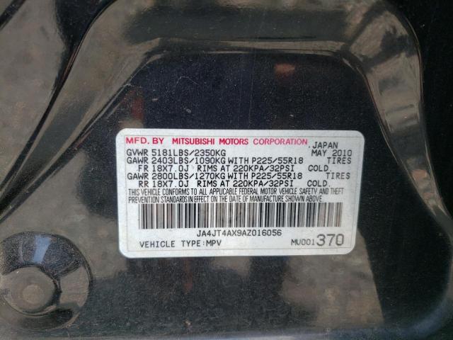 Photo 10 from auction – 2010 MITSUBISHI OUTLANDER with VIN JA4JT4AX9AZ016056