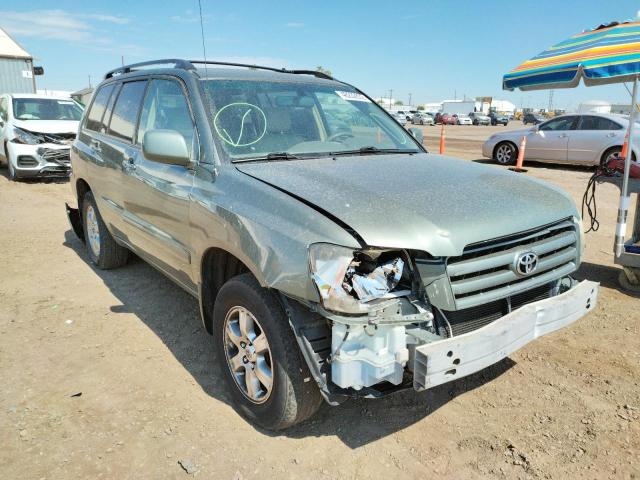 TOYOTA HIGHLANDER 2004 with VIN JTEEP21A540055291 - Photo from auction